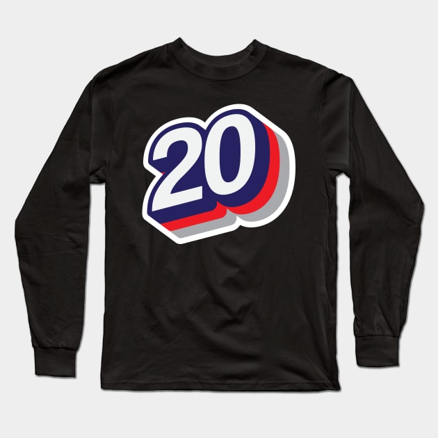 20 Long Sleeve T-Shirt by MplusC